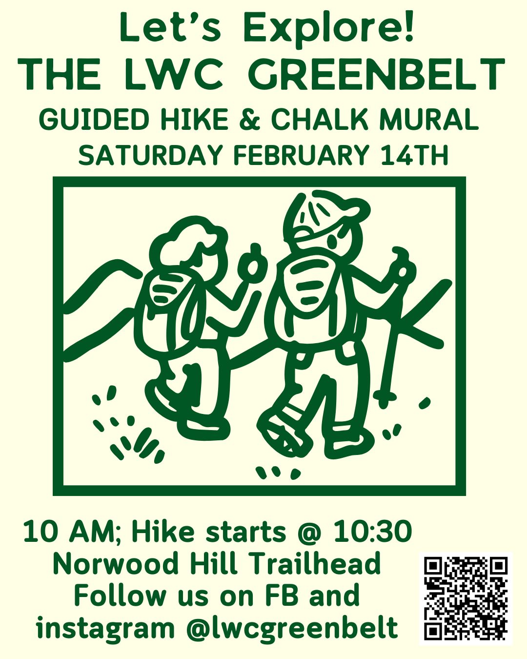 Little Walnut Creek Greenbelt upcoming event flyer
