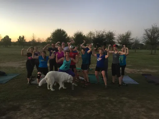 Outdoor fitness workout