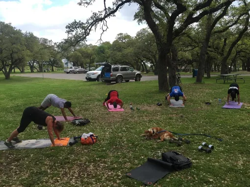 Bootcamp class in action